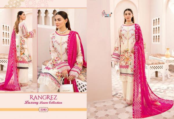 Shree Rangrez Luxury Lawn cotton Designer Pakistani Salwar suit 